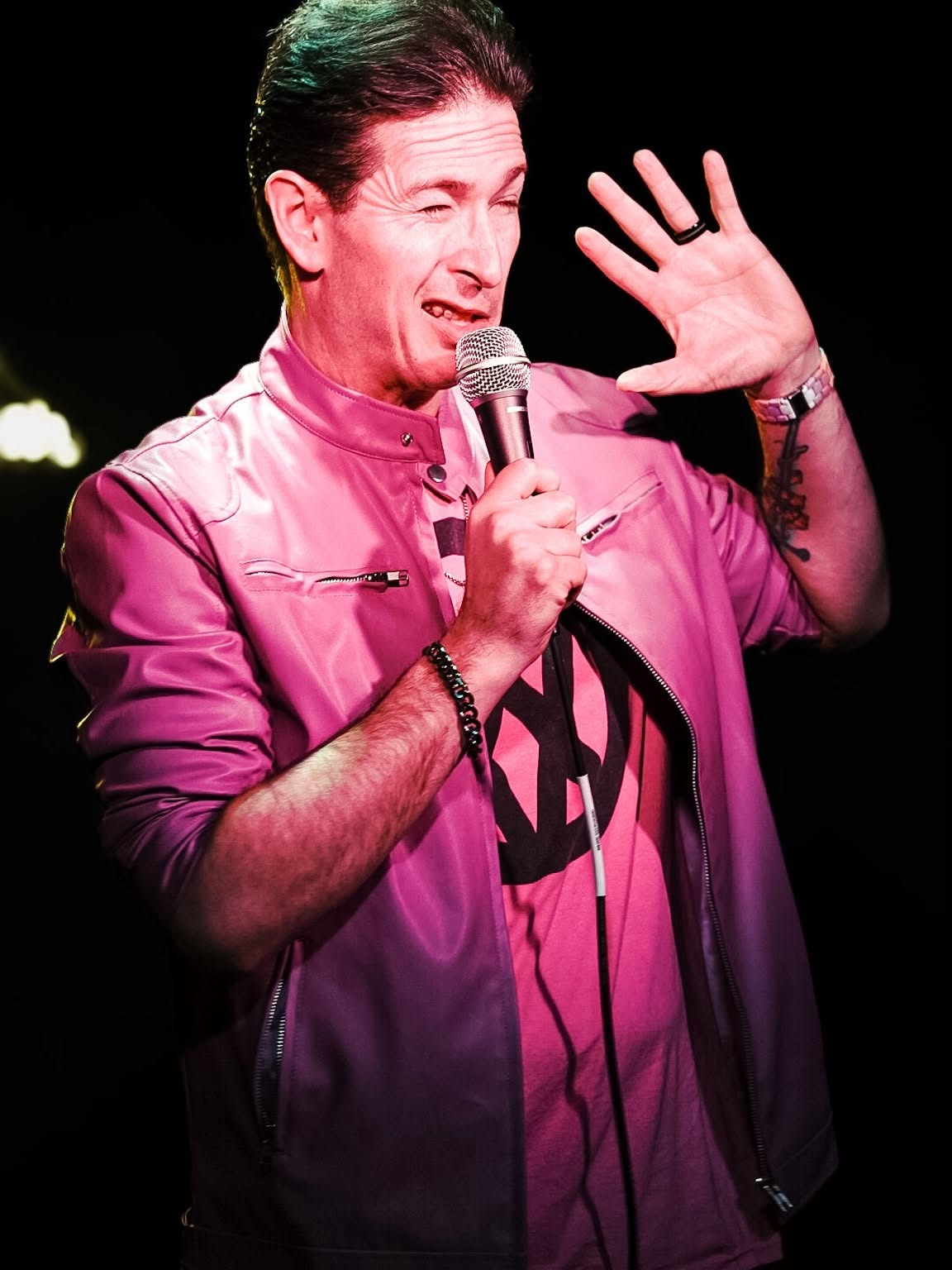 David Vox Mullen performing stand-up comedy